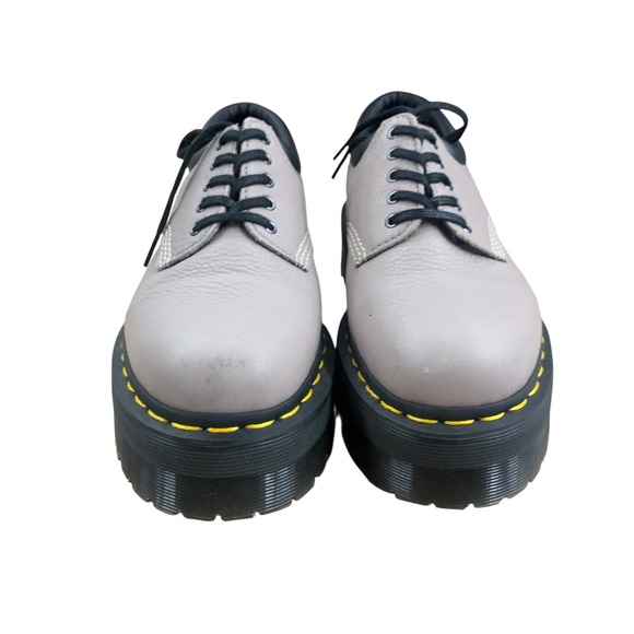 Dr. Martens 1461 Quad Platform Leather Oxford Shoes Women's Size 8 - Picture 1 of 9